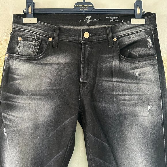 🇺🇸 7 For All Mankind The Relaxed Skinny Jeans (NWOT) - Picture 2 of 14